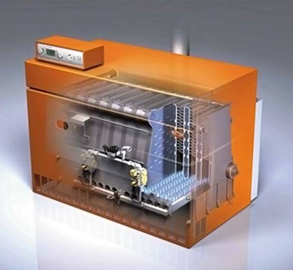 Bocais dentro da caldeira