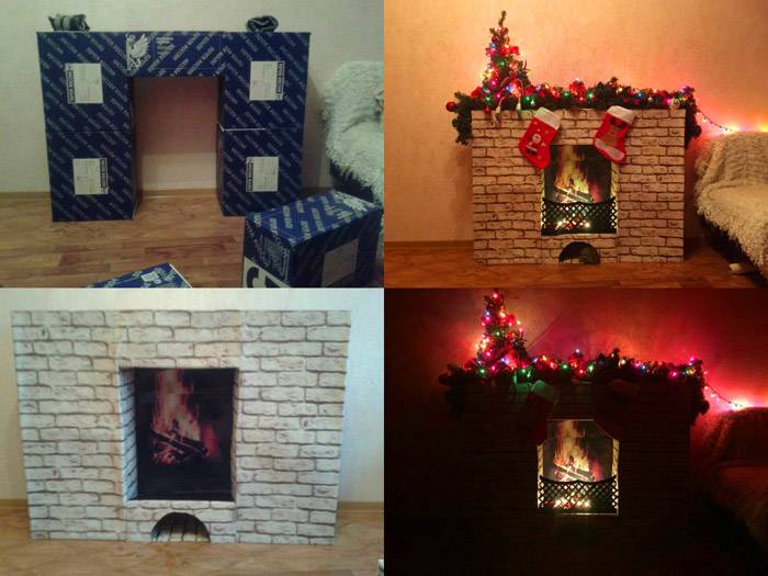 Διακόσμηση τζάκι κάτω από πέτρα