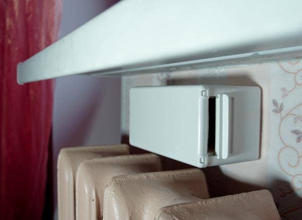 Ouverture de ventilation d'alimentation, fermée par une vanne