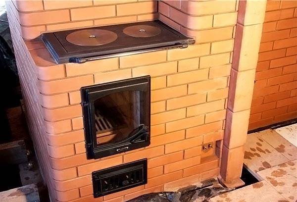 Fireplace stove with stove
