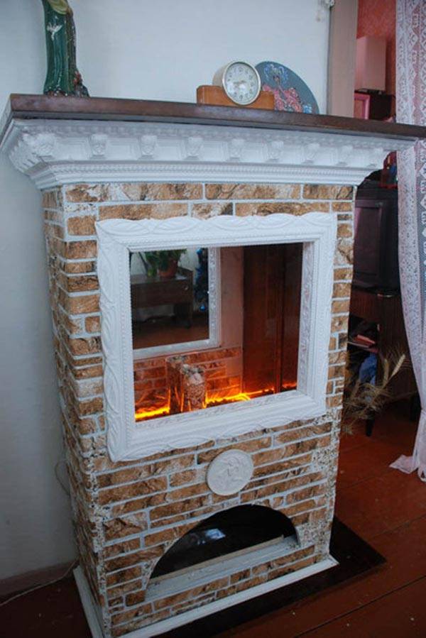 الموقد الزخرفية DIY مصنوعة من الورق المقوى