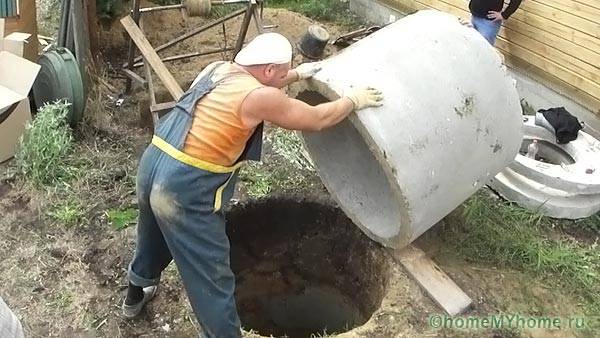 Installing the first ring