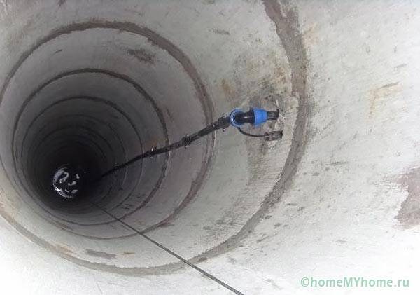 A pipe led into a well
