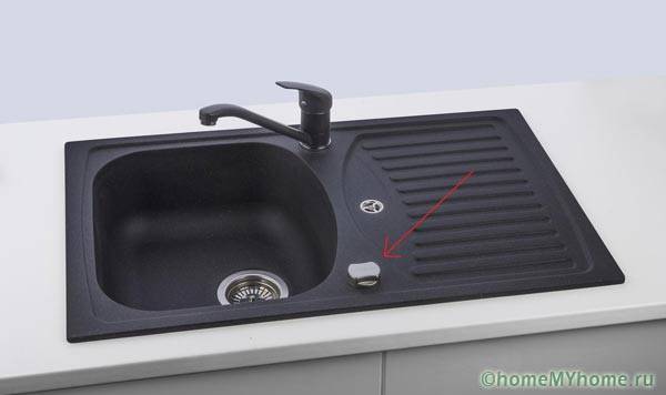 Dispenser power button