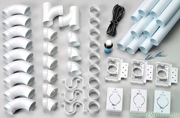 Tubos e acessórios de PVC de polímero