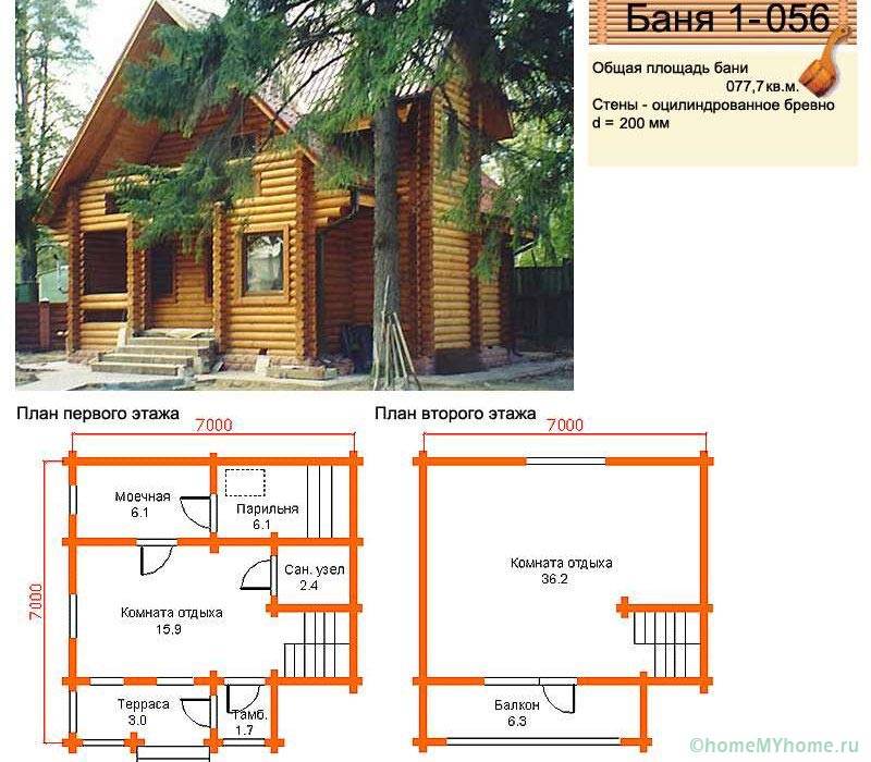 Proiecte de saună cu o cameră de relaxare și o terasă