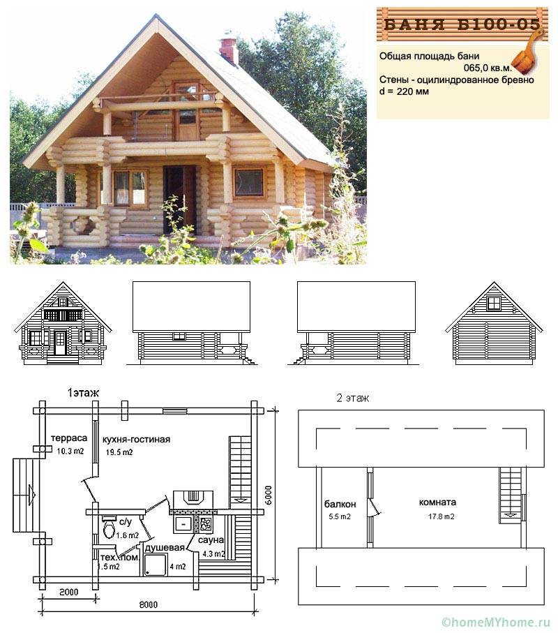 Proiecte de saună cu o cameră de relaxare și o terasă