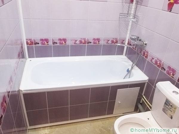 Завършване на банята с PVC панели за плочки