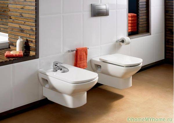 Built-in toilet and bidet - popular novelty