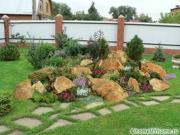 An example of a successful and at the same time simple alpine slide