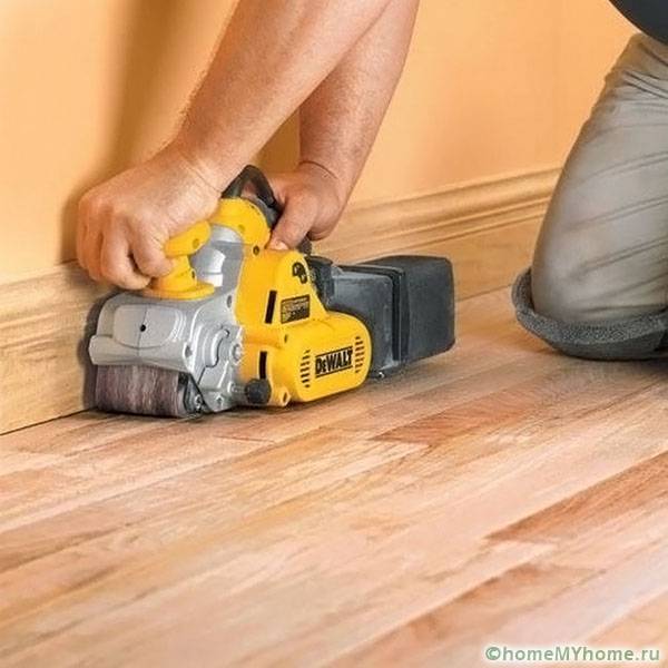 Parket boleh dipulihkan dengan alat pengisar