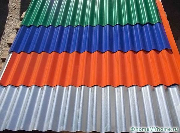 Материалът се произвежда в различни цветове.