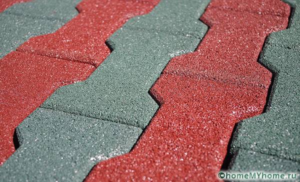 As pedras de pavimentação têm vários formatos diferentes