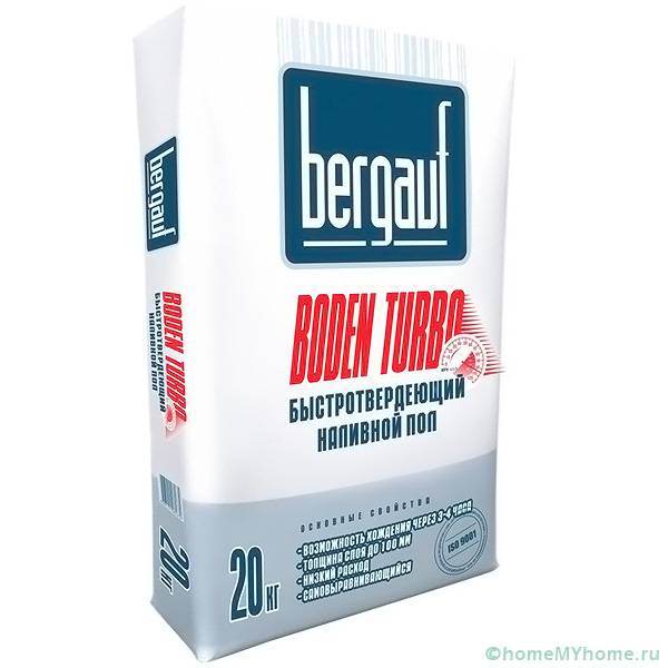 Pavimento autolivellante Boden Turbo Bergauf