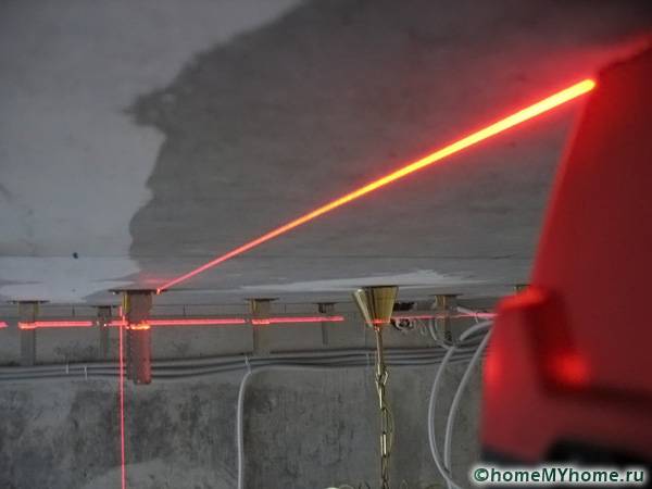 Маркирането е важен етап при монтажа на окачени тавани