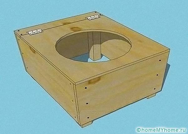 Шперплатът е съобразен с размерите на готовата кутия