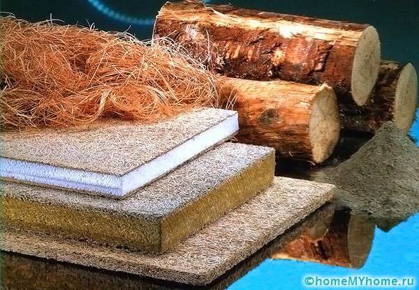 Често за изолация на сгради се използват по-прости материали.