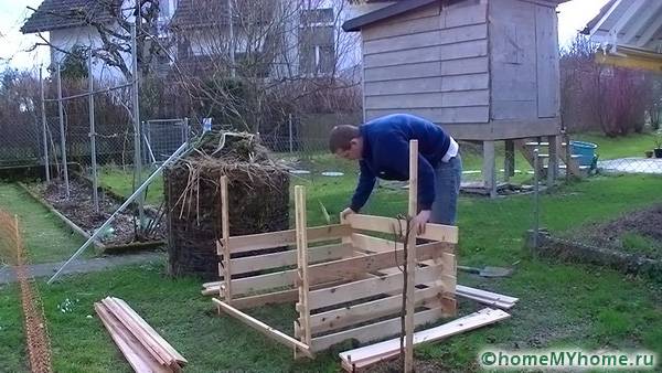 Монтажът на стените може да се извърши сам.