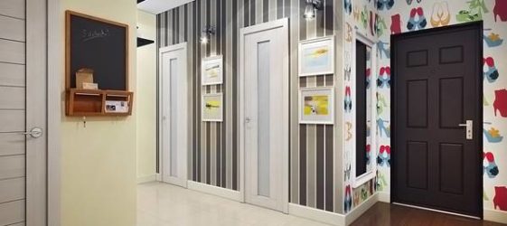 วอลล์เปเปอร์สำหรับทางเดินและห้องโถง: ภาพถ่าย