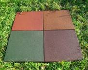 Ladrilhos de borracha para caminhos no país: preço