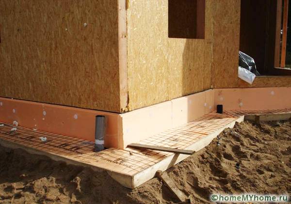 Pemasangan plat polistirena yang diperluas