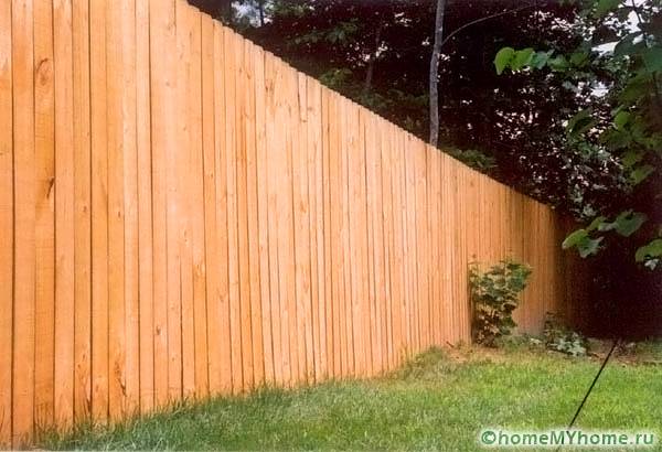 Solid models allow you to hide the yard from prying eyes