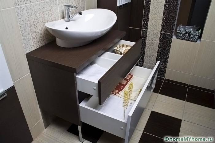 Installing a sink on a pedestal is considered a functional solution