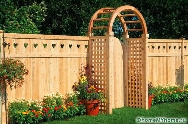 Interesting architectural solutions are made of wood