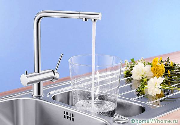 Не е необходимо допълнително пространство за пречистена вода