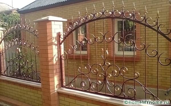Forged products can become a worthy decoration of any home
