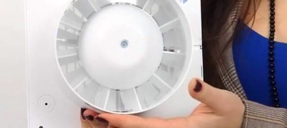 Çek valfli sessiz banyo fanı