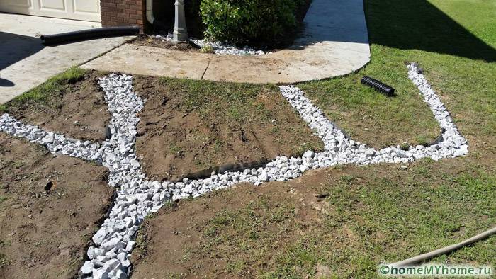 Дренаж в лятната им вила: най-лесният начин