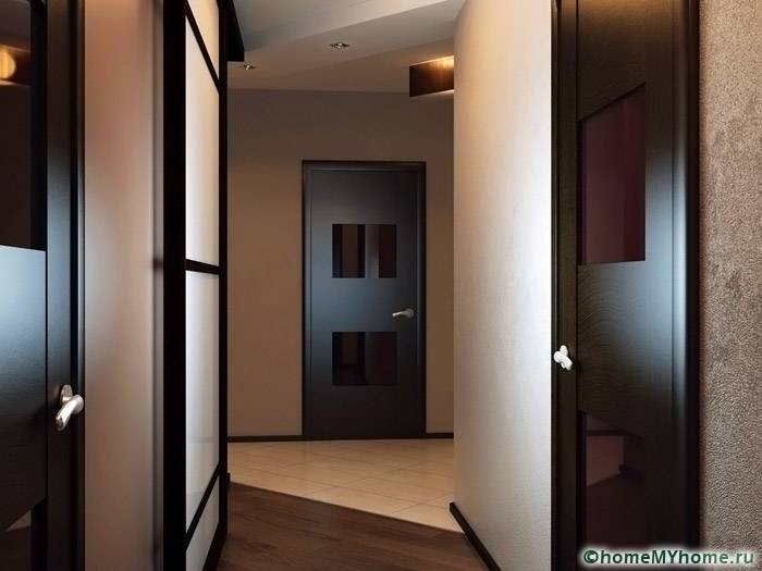 Space zoning can be performed using either a suspended ceiling or using combined floor coverings