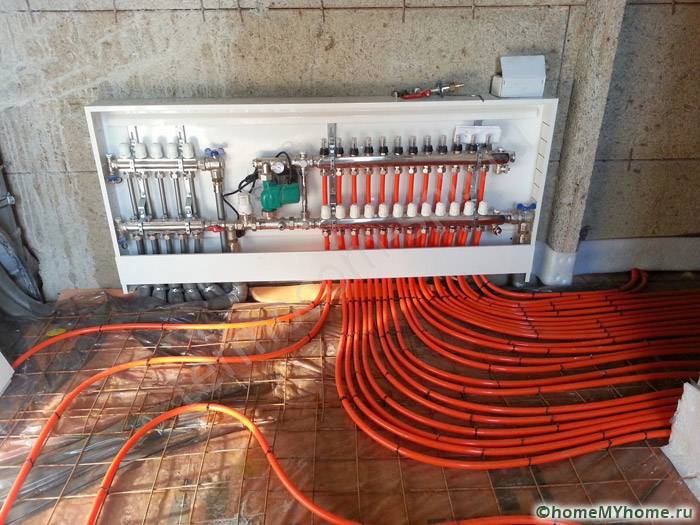 Pemungut dengan unit pencampuran dan pam edaran