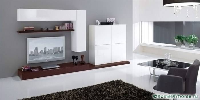 Model dalam gaya minimalis laconic