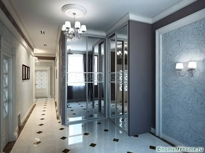 Mirrors allow you to multiply the volume of the room