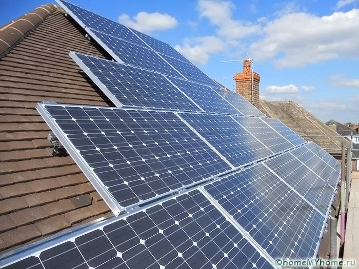 الخيار باستخدام الألواح أحادية البلورية