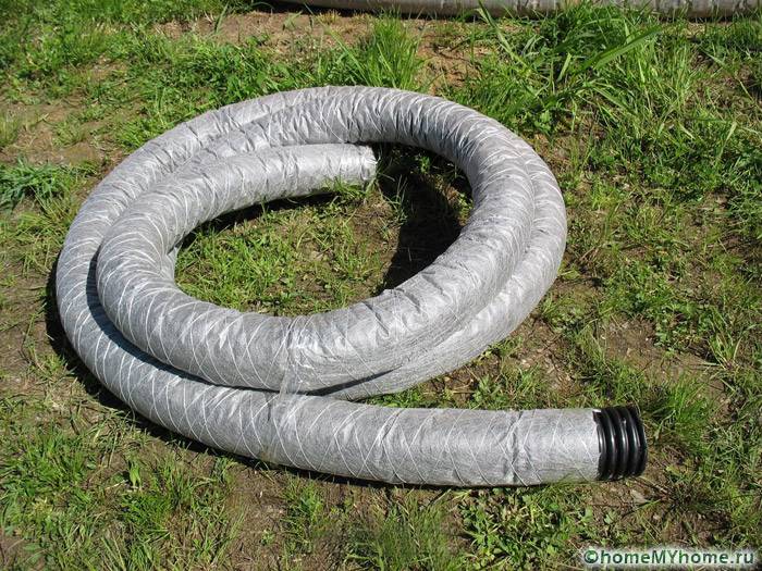 Специални тръбопроводи с перфорация и геотекстил