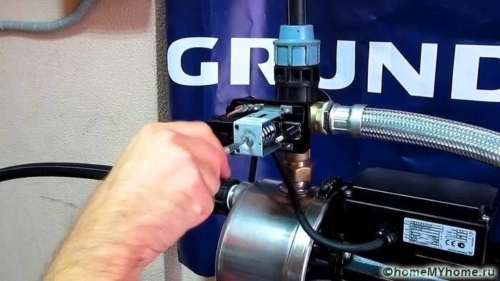 Großer federverstellbarer Druckwert