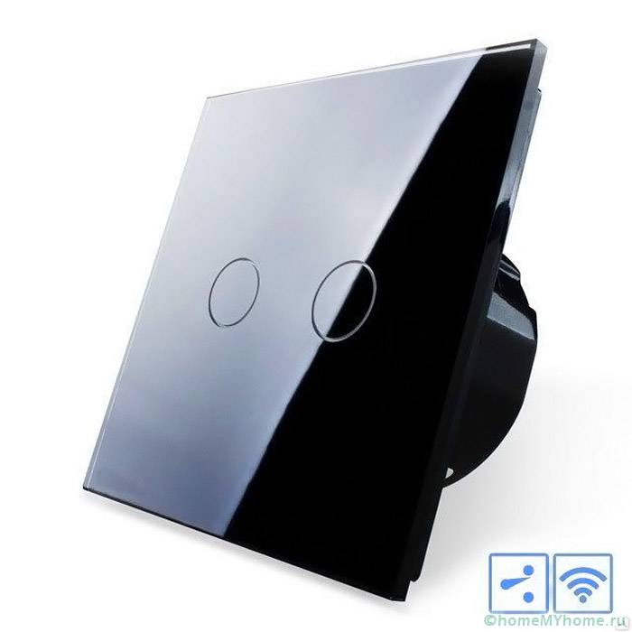 Livolo sensor pass-through device with remote control function on 2 lines