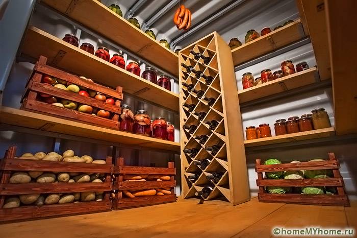 Организация на системата за съхранение на храни