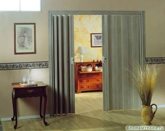 Economical version of the accordion door