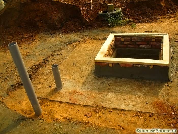 Пример за подземно складово помещение, разположено на сухо място