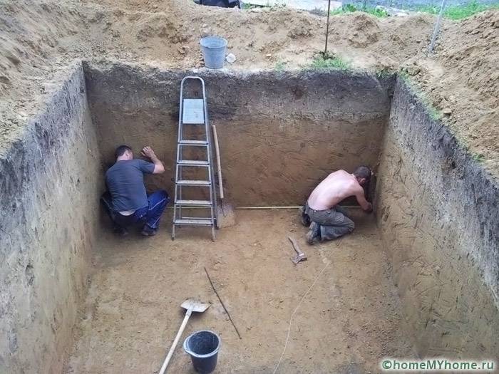 Ямата се подготвя за по-нататъшна работа