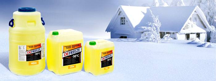 Незамръзването се избира индивидуално за конкретна схема на отопление