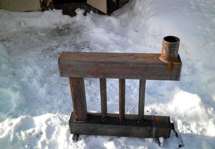 Размерите на конструкцията за отопление са доста компактни