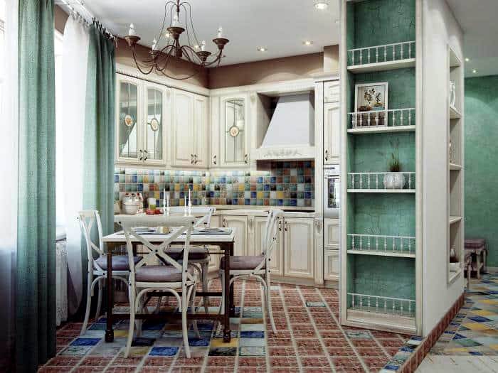 Provence style kitchen