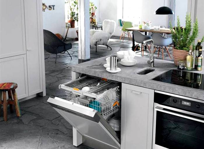 Pilihan pemasangan mesin pencuci pinggan