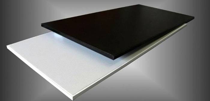 Một trong những hình thức bên ngoài của tấm sưởi gốm