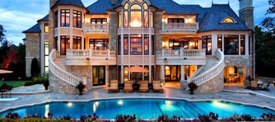 Красиви къщи: снимки отвътре и отвън